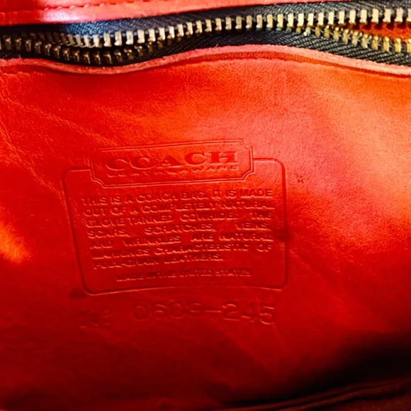 Vintage 80s 90s Coach Chester Canteen style Purse Bag black Leather Made in USA - Picture 9 of 11